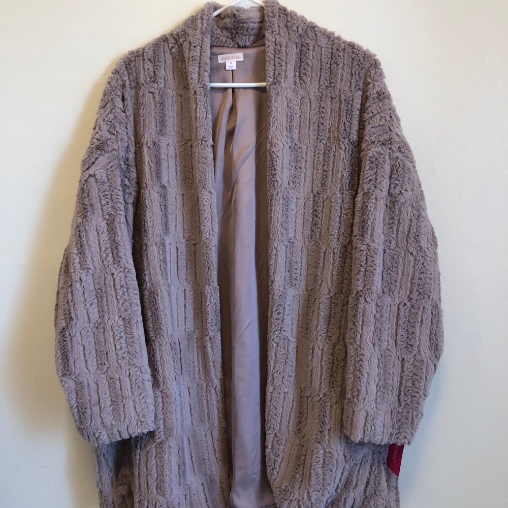 Super Soft & Cozy Mauve Sweater Jacket